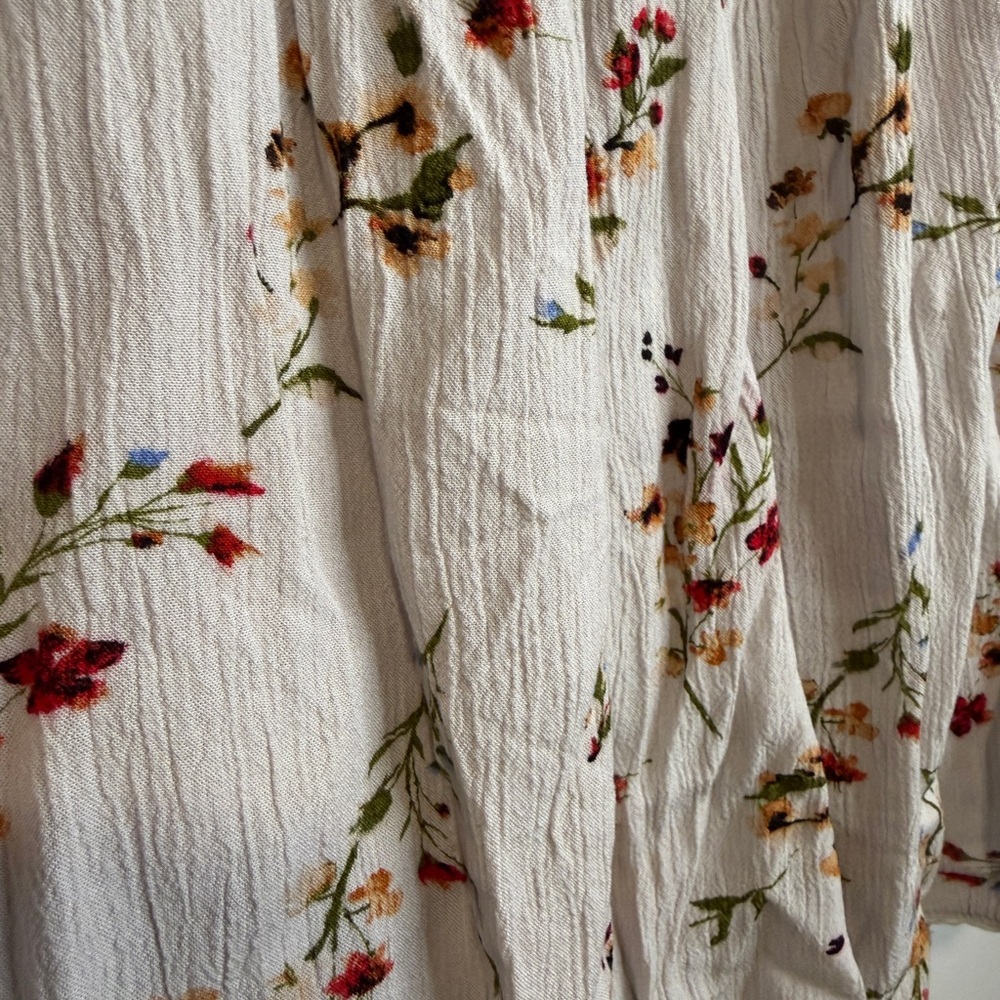 Mason + Belle Ivory Floral Lace Embroidered Sleeveless Blouse Women’s XL - Picture 4 of 4